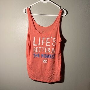 Billabong "Life's Better In The Midwest" tank